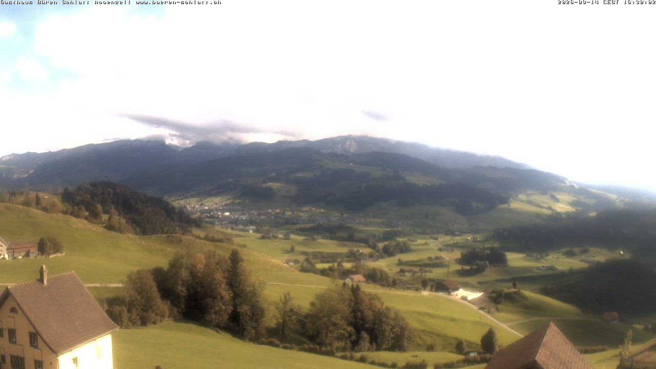 Archiv Foto Webcam Panoramablick über Appenzell