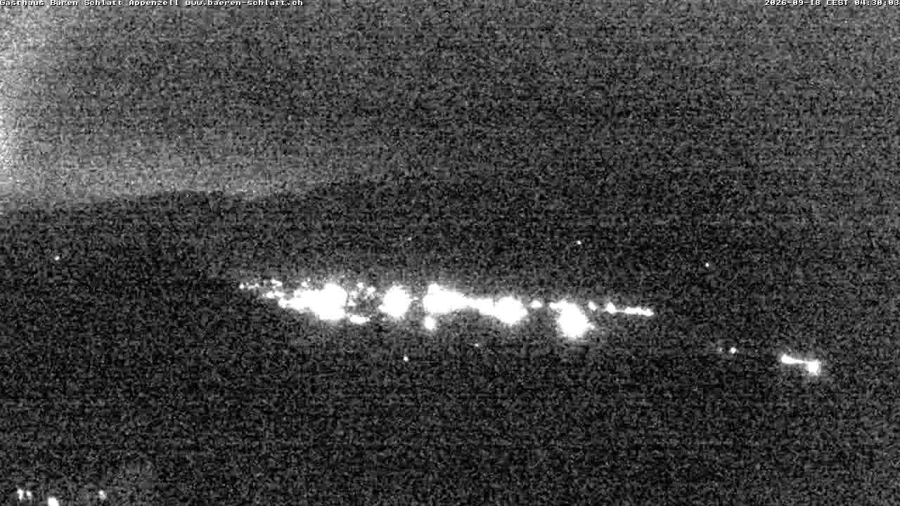 Archiv Foto Webcam Panoramablick über Appenzell