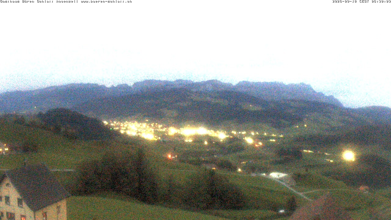 Archiv Foto Webcam Panoramablick über Appenzell