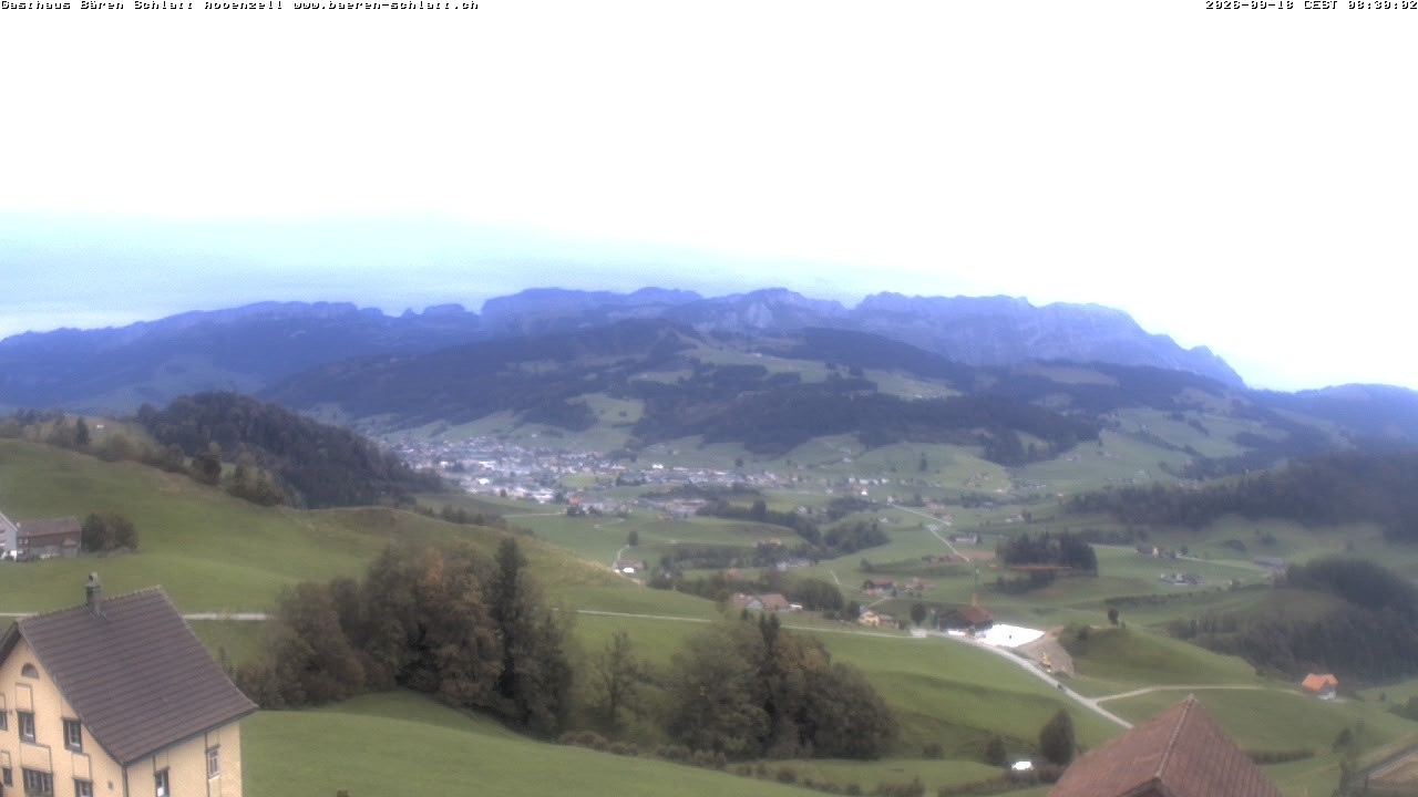 Archiv Foto Webcam Panoramablick über Appenzell