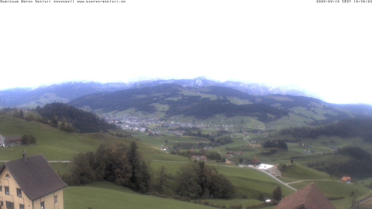 Archiv Foto Webcam Panoramablick über Appenzell