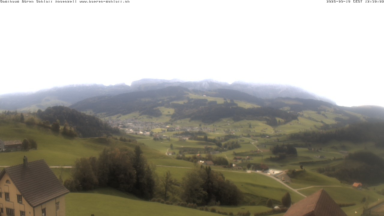 Archiv Foto Webcam Panoramablick über Appenzell