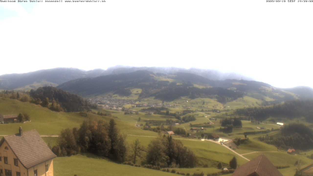 Archiv Foto Webcam Panoramablick über Appenzell
