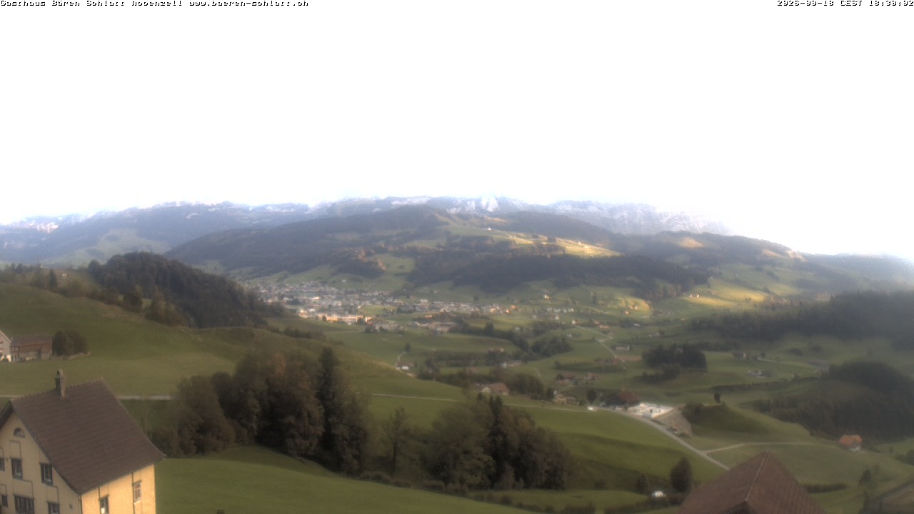 Archiv Foto Webcam Panoramablick über Appenzell