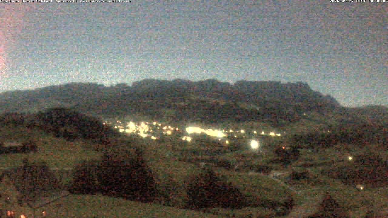 Archived image Webcam Appenzell in Switzerland