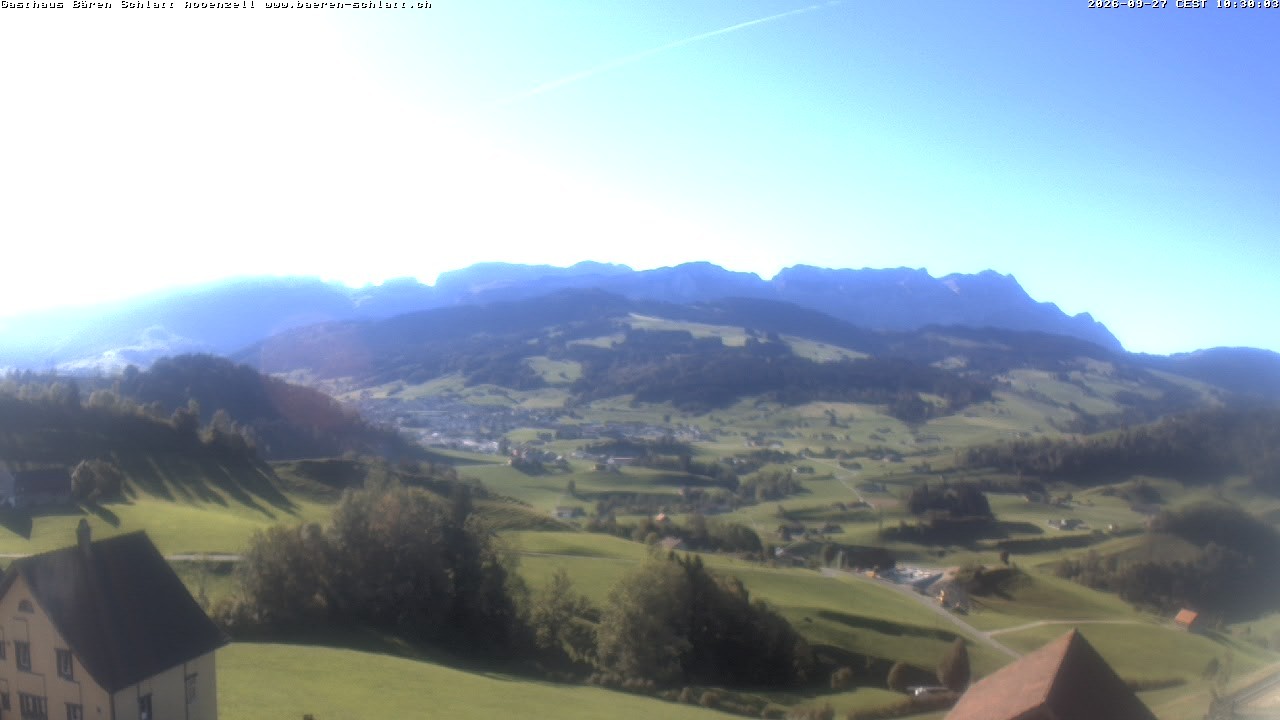 Archiv Foto Webcam Panoramablick über Appenzell