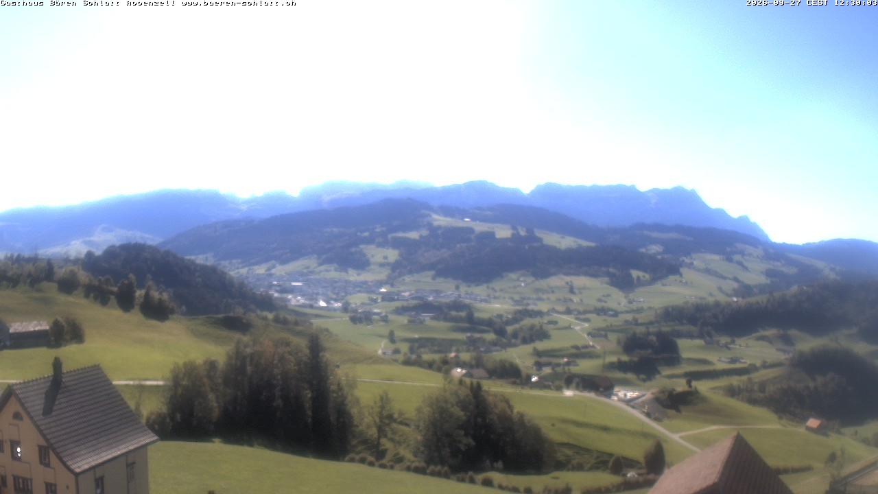 Archiv Foto Webcam Panoramablick über Appenzell