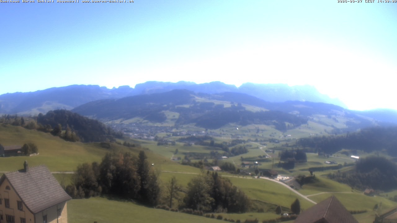 Archiv Foto Webcam Panoramablick über Appenzell