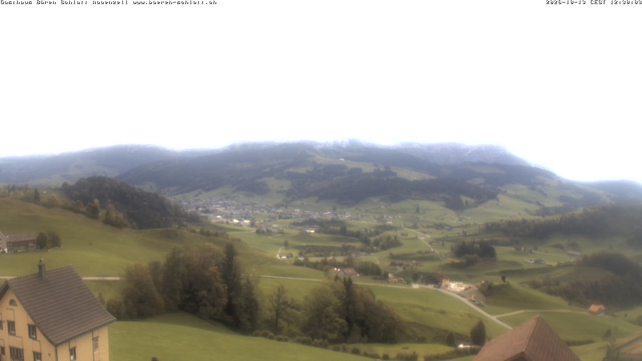 Archived image Webcam Appenzell in Switzerland