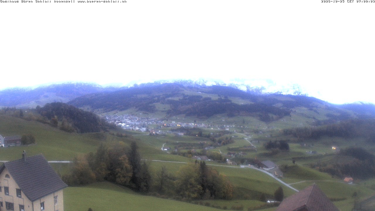 Archiv Foto Webcam Panoramablick über Appenzell