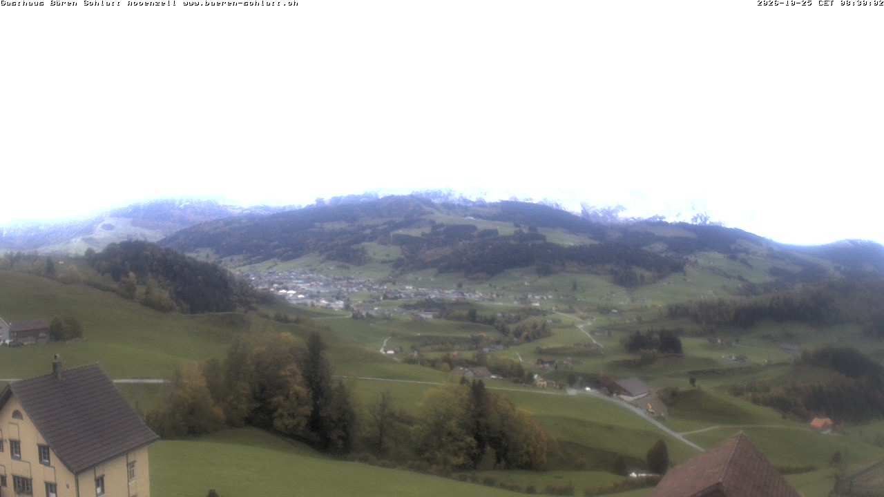 Archiv Foto Webcam Panoramablick über Appenzell