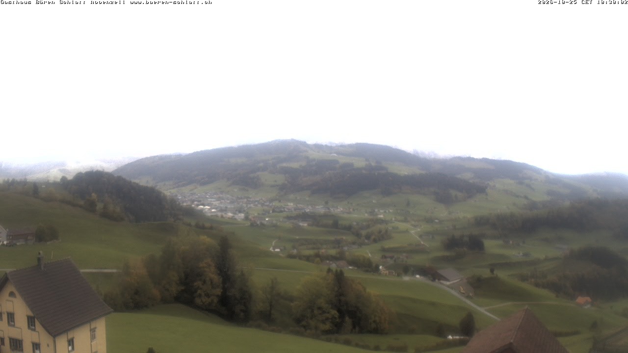 Archiv Foto Webcam Panoramablick über Appenzell