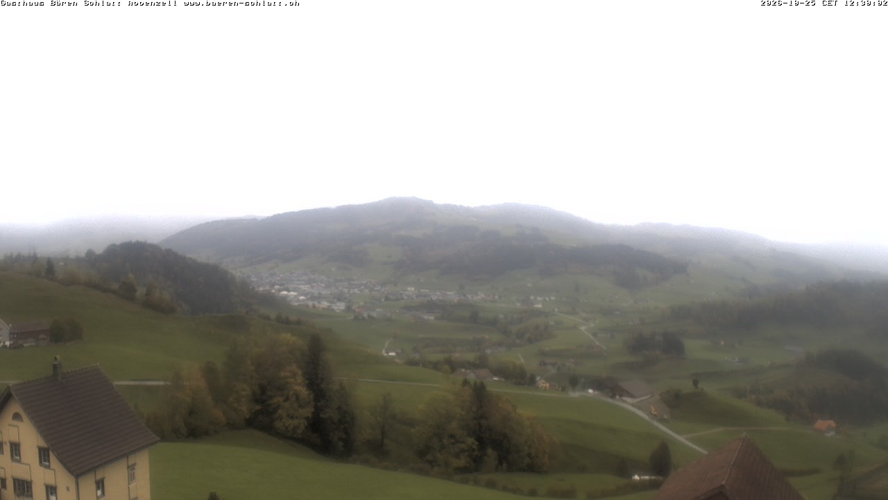 Archiv Foto Webcam Panoramablick über Appenzell