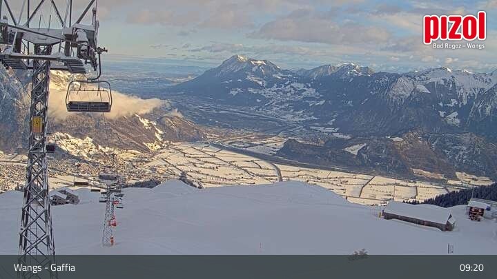 Archived image Webcam "Gaffia" mountain station, Wangs in Eastern Switzerland