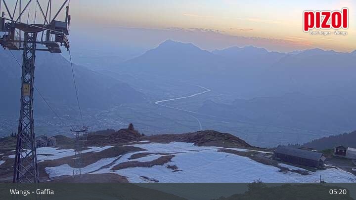 Archived image Webcam "Gaffia" mountain station, Wangs in Eastern Switzerland