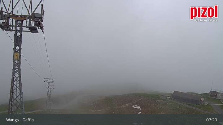 Archived image Webcam "Gaffia" mountain station, Wangs in Eastern Switzerland