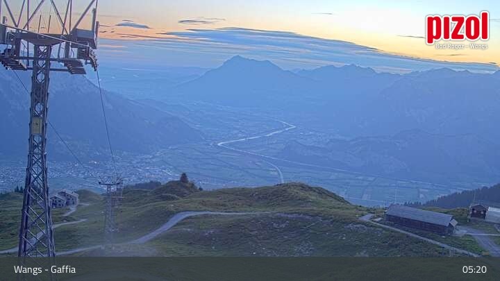 Archived image Webcam "Gaffia" mountain station, Wangs in Eastern Switzerland