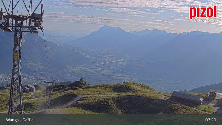 Archived image Webcam "Gaffia" mountain station, Wangs in Eastern Switzerland