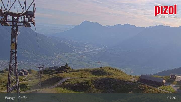 Archived image Webcam "Gaffia" mountain station, Wangs in Eastern Switzerland