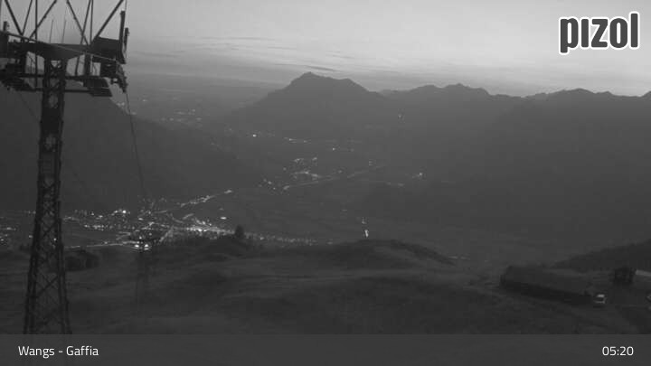 Archiv Foto Webcam Gaffia Bergstation, Wangs in der Ostschweiz
