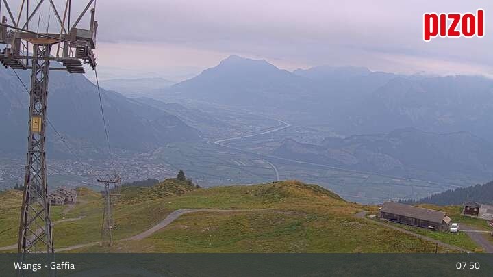 Archived image Webcam "Gaffia" mountain station, Wangs in Eastern Switzerland