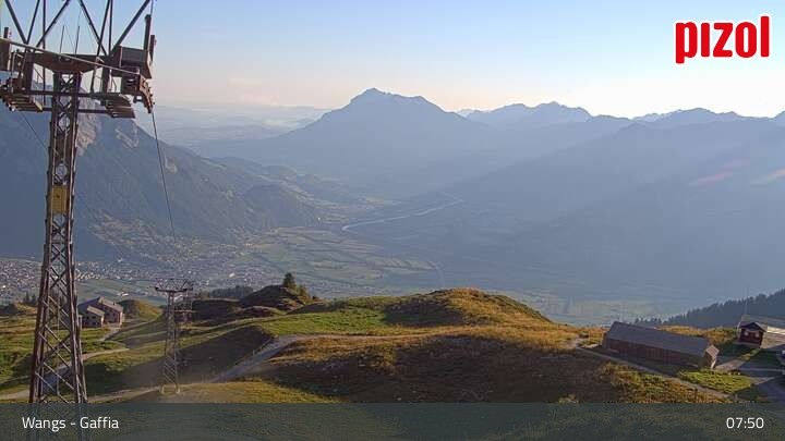 Archived image Webcam "Gaffia" mountain station, Wangs in Eastern Switzerland