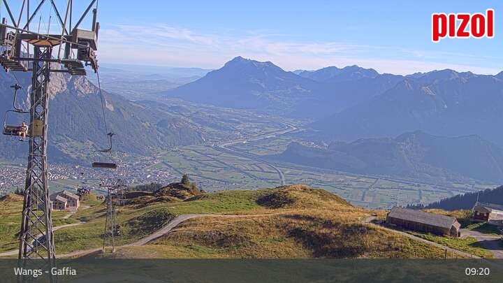 Archived image Webcam "Gaffia" mountain station, Wangs in Eastern Switzerland