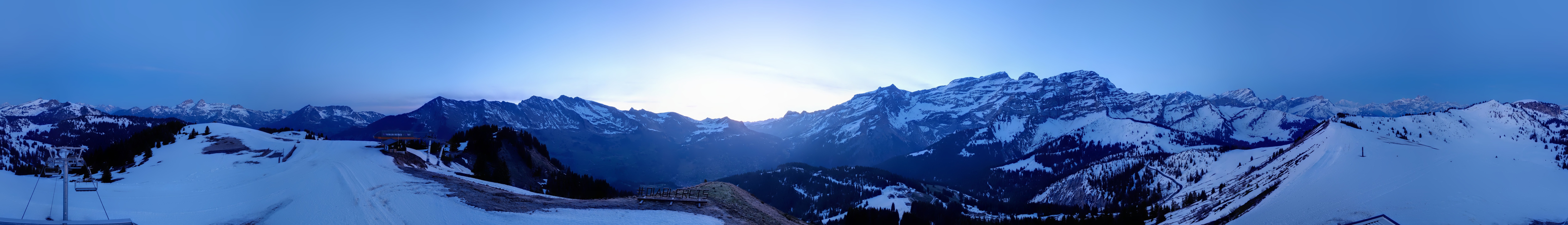 Archiv Foto Webcam Chaux Ronde Bergstation