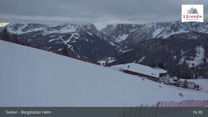 Archiv Foto Webcam Helm Plateau in den Sextner Dolomiten