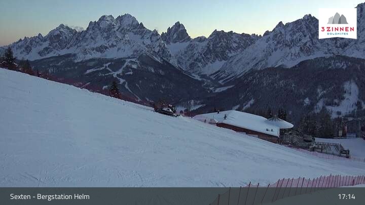 Archiv Foto Webcam Helm Plateau in den Sextner Dolomiten