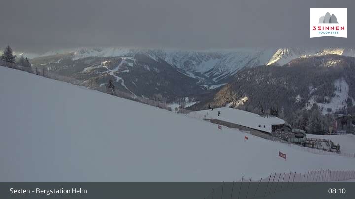 Archiv Foto Webcam Helm Plateau in den Sextner Dolomiten