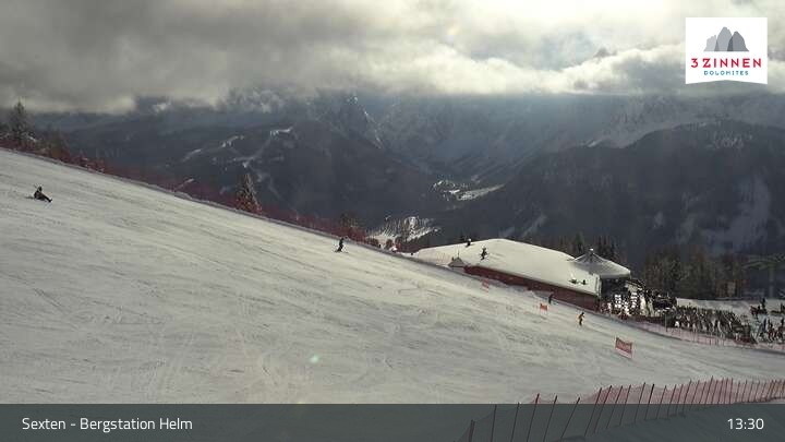 Archiv Foto Webcam Helm Plateau in den Sextner Dolomiten