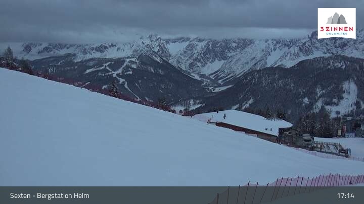Archiv Foto Webcam Helm Plateau in den Sextner Dolomiten