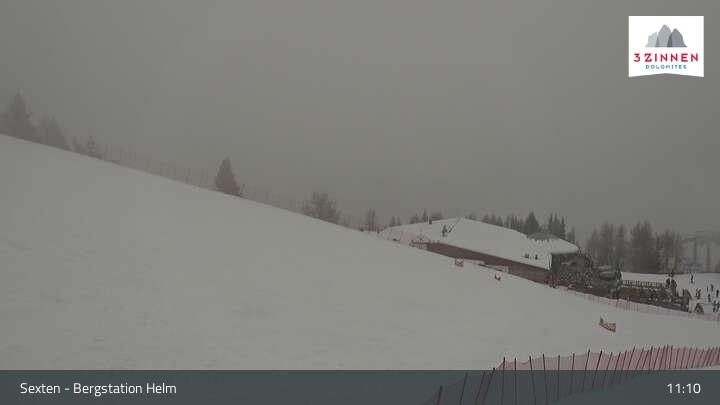 Archived image Webcam Sexten Dolomites: Helm Mountain