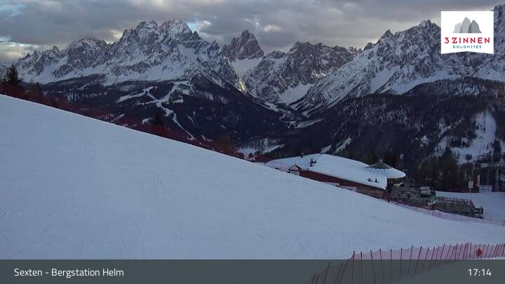 Archiv Foto Webcam Helm Plateau in den Sextner Dolomiten