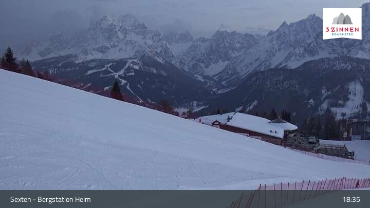Archiv Foto Webcam Helm Plateau in den Sextner Dolomiten
