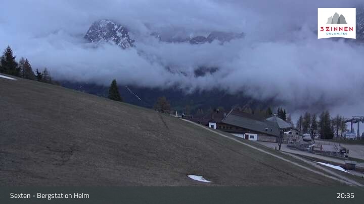 Archiv Foto Webcam Helm Plateau in den Sextner Dolomiten