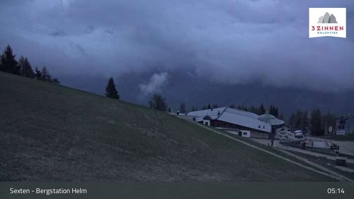 Archived image Webcam Sexten Dolomites: Helm Mountain