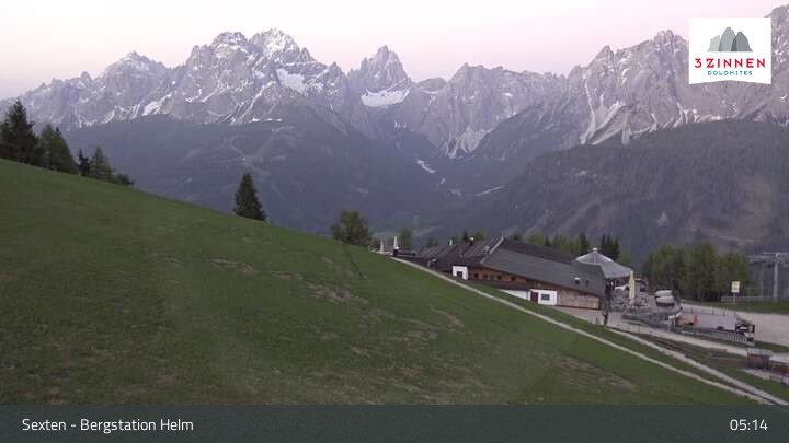 Archiv Foto Webcam Helm Plateau in den Sextner Dolomiten