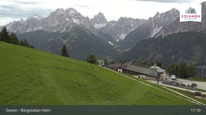 Archiv Foto Webcam Helm Plateau in den Sextner Dolomiten