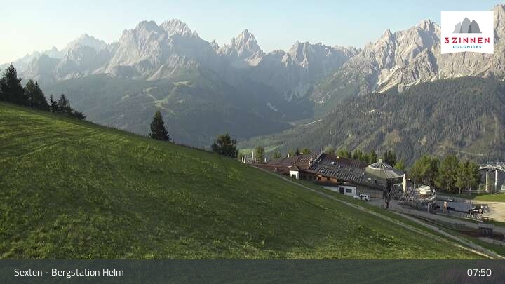 Archiv Foto Webcam Helm Plateau in den Sextner Dolomiten