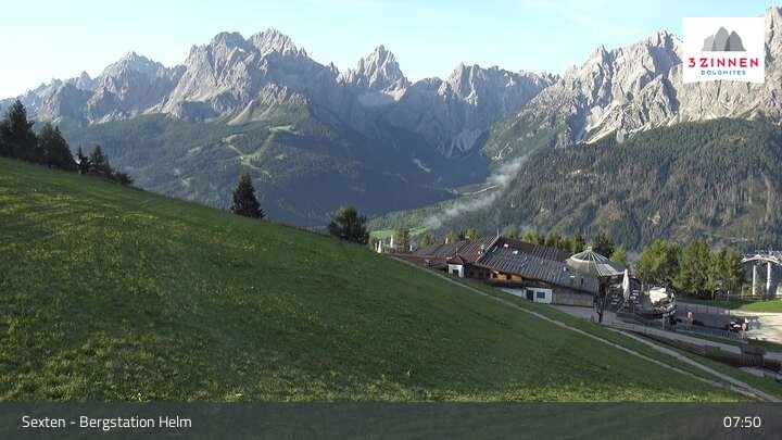 Archiv Foto Webcam Helm Plateau in den Sextner Dolomiten