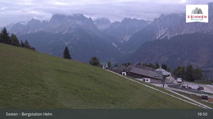 Archiv Foto Webcam Helm Plateau in den Sextner Dolomiten