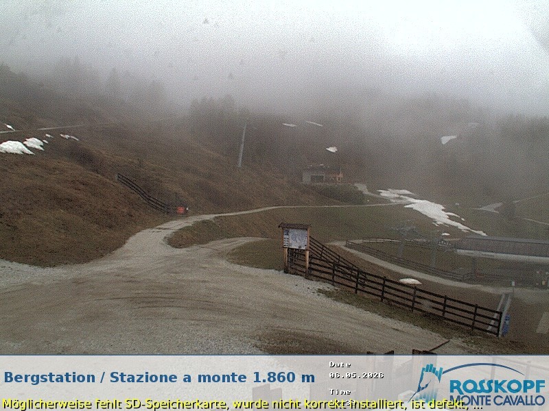 Archiv Foto Webcam Bergstation Rosskopf, Sterzing