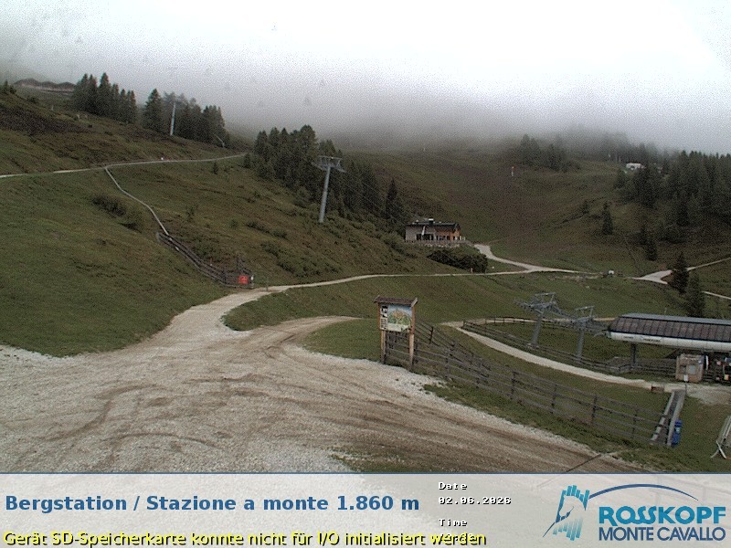 Archiv Foto Webcam Bergstation Rosskopf, Sterzing