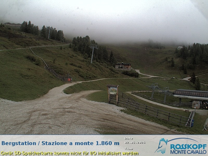 Archiv Foto Webcam Bergstation Rosskopf, Sterzing