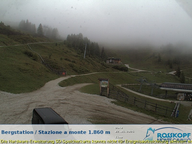 Archiv Foto Webcam Bergstation Rosskopf, Sterzing