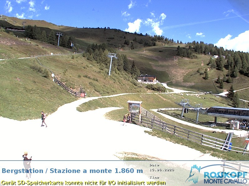 Archiv Foto Webcam Bergstation Rosskopf, Sterzing