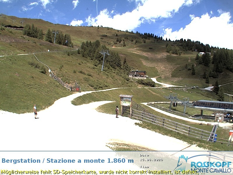 Archiv Foto Webcam Bergstation Rosskopf, Sterzing