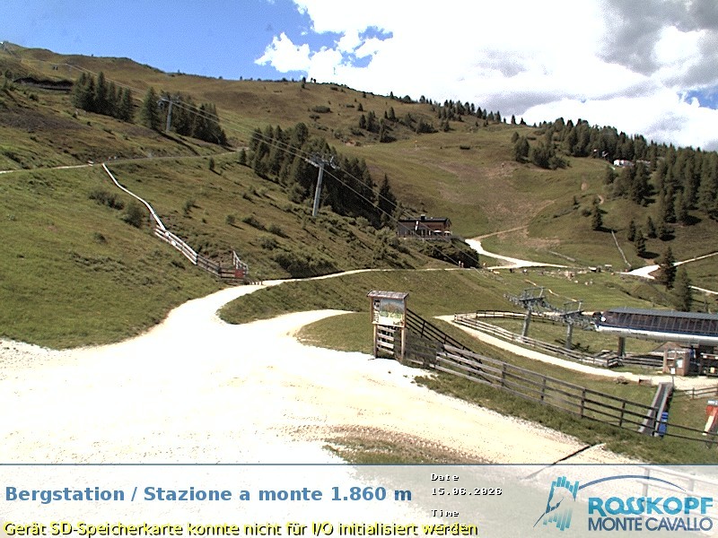 Archiv Foto Webcam Bergstation Rosskopf, Sterzing